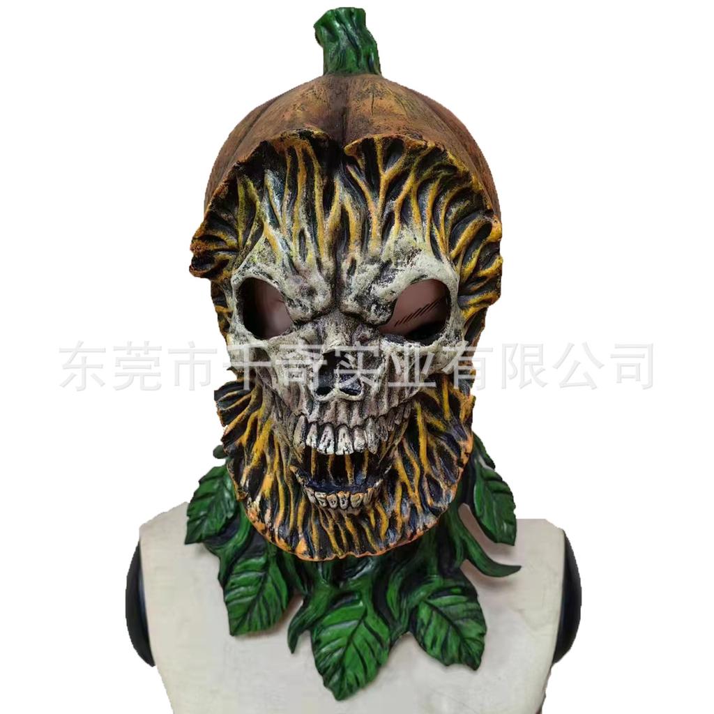 New Pumpkin Mask Halloween Horror Mask Easter Haunted House Costume Funny Party Prank Props