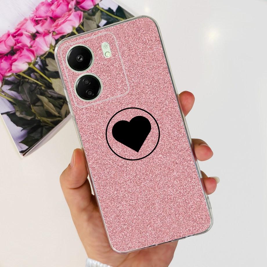 For Xiaomi Poco C65 Case for PocoC65 Silicone Funda Para Capa Coque Soft Phone Cases Back Cover Marble Flower Pattern Shockproof