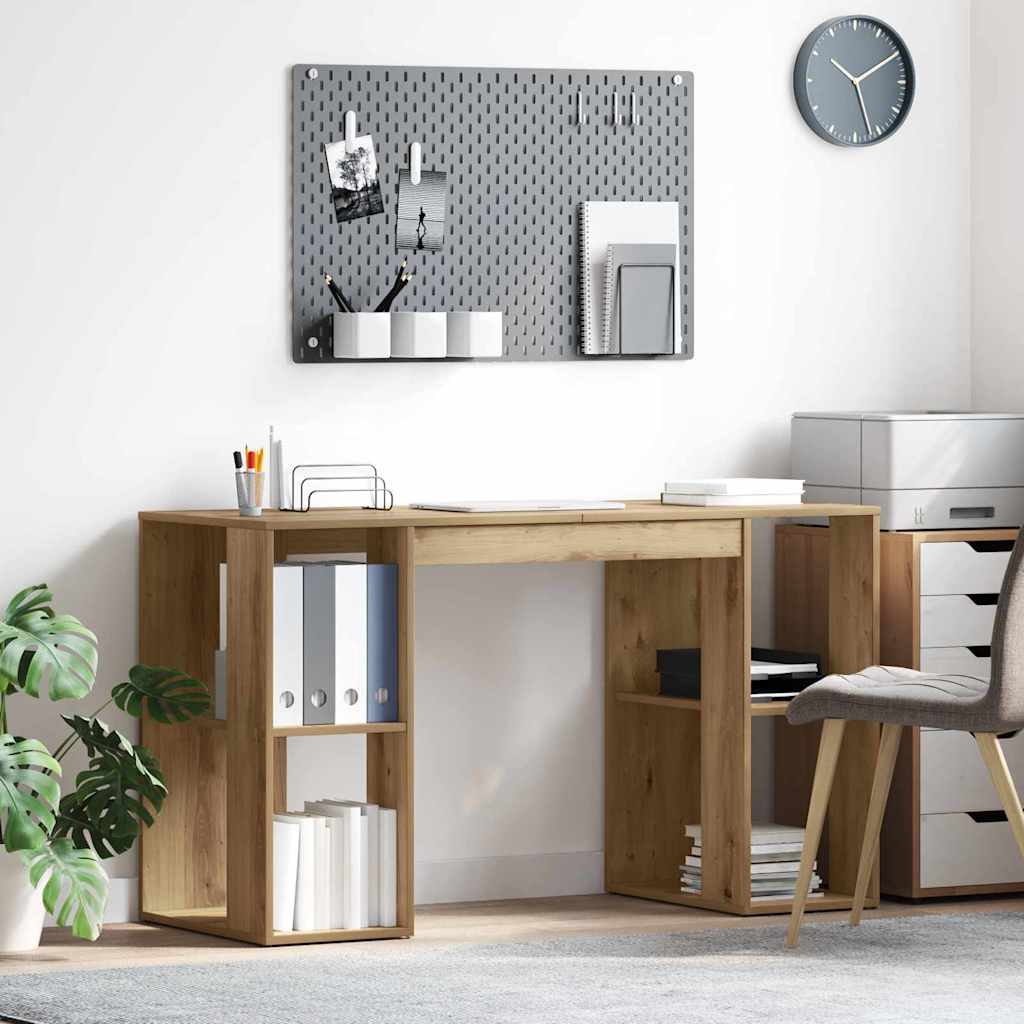 Artisan Oak Desk 130 x 50.5 x 75 cm Particleboard