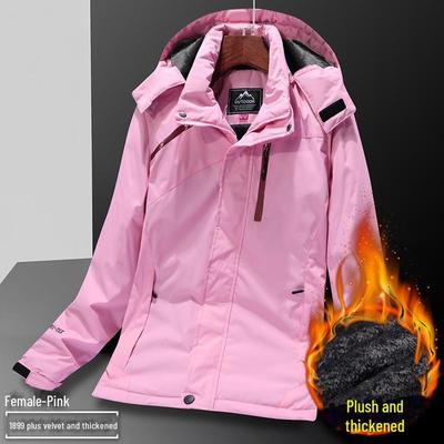 Camouflage 3-in-1 Hooded Winter Jacket for Men & Women - Fashionable Travel & Hiking Gear