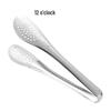 Wutuo 304 Stainless Steel Kitchen Tongs with Drainage Holes