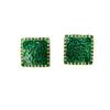 Summer Women'S Premium Earrings Drop Glaze Square Stud Earrings