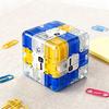 1/2Pcs 3D Puzzle Maze Cube Brain Teaser Rolling Ball Maze Cube Spatial Recognition Logical Thinking Improving Bead Maze Educational Toy