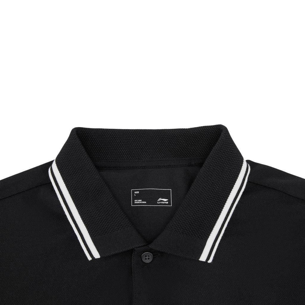 Li-Ning Quick-Dry Cool Polo Shirt With Brand Logo Men Tops APLW201-3