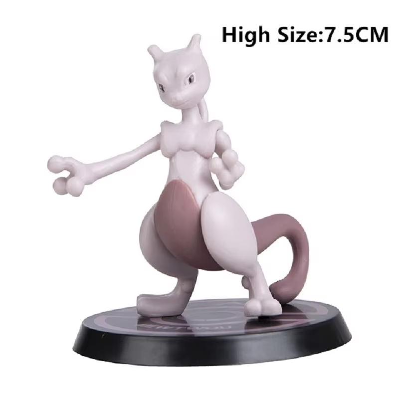 Pokemon 6 Pcs/Set Anime Figure Pikachu 6-7cm Figure Charizard Blastoise Squirtle Bulbasaur Action Figures Model Toys Gifts