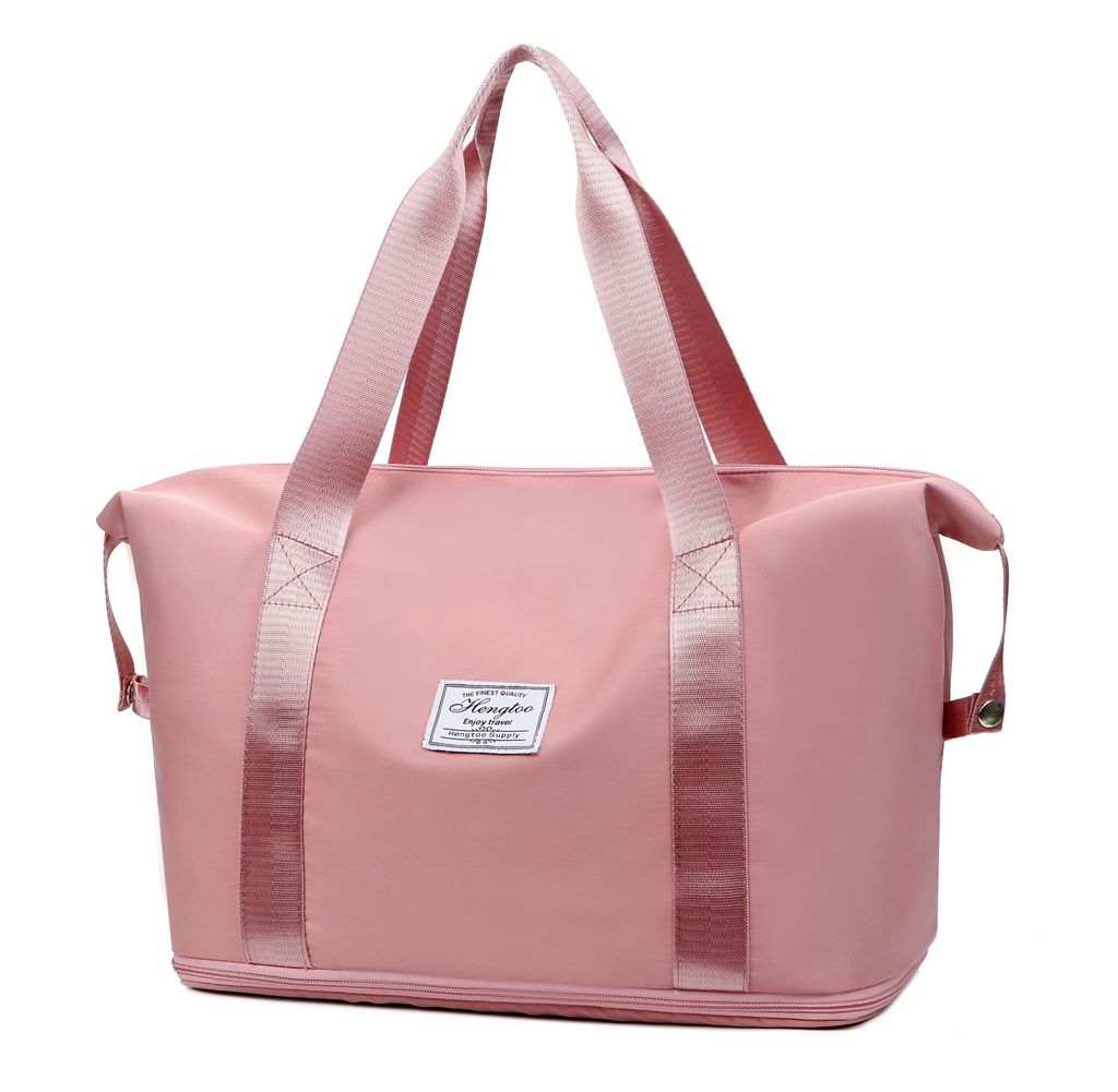 Lightweight Nylon Travel Bag With Expandable Storage For Casual Trips