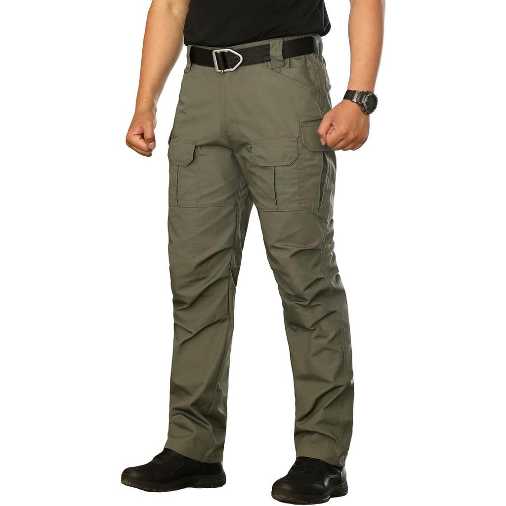 Men's summer new quick-drying pants outdoor loose multi-pocket trousers