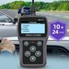 2.4in Display OBDII Scanner Car Fault Code Reader Battery Tester with Readiness OBDII Diagnostic Scanner