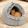 Cat Bed Cave Soft Calming Nest Pet Supplies Cat House Indoor Pet Nest For Kitten Puppy Small Medium Pet Indoor Bedroom Living