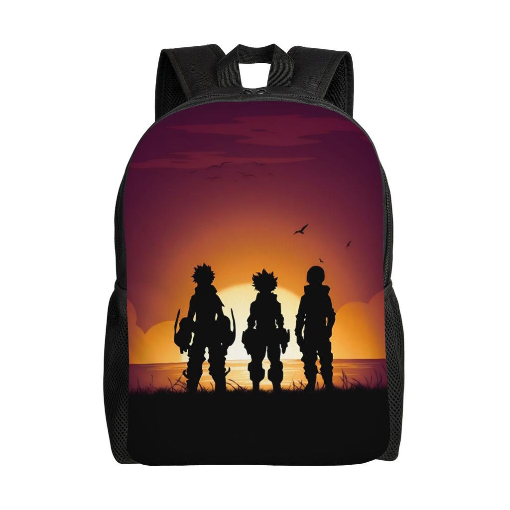 Personalized My Hero Academias Backpacks Basic Bookbag for School College Izuku Midoriya Katsuki Bakugo Shoto Todoroki Bags
