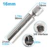 Universal Magnetic Spark Plug Sleeve Thin-walled Universal Joint 14/16mm with Magnetic Automotive 3/8" Drive Car Repair Tool