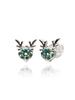Bien Vetu Blue Moissanite Earrings 0.5 Carat Rudolph