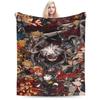 Anime Gachiakuta Flannel Blanket  Super Soft Throw Blanket for Outdoor Travel Office Comfortable Bedspread Sofa Bed Cover