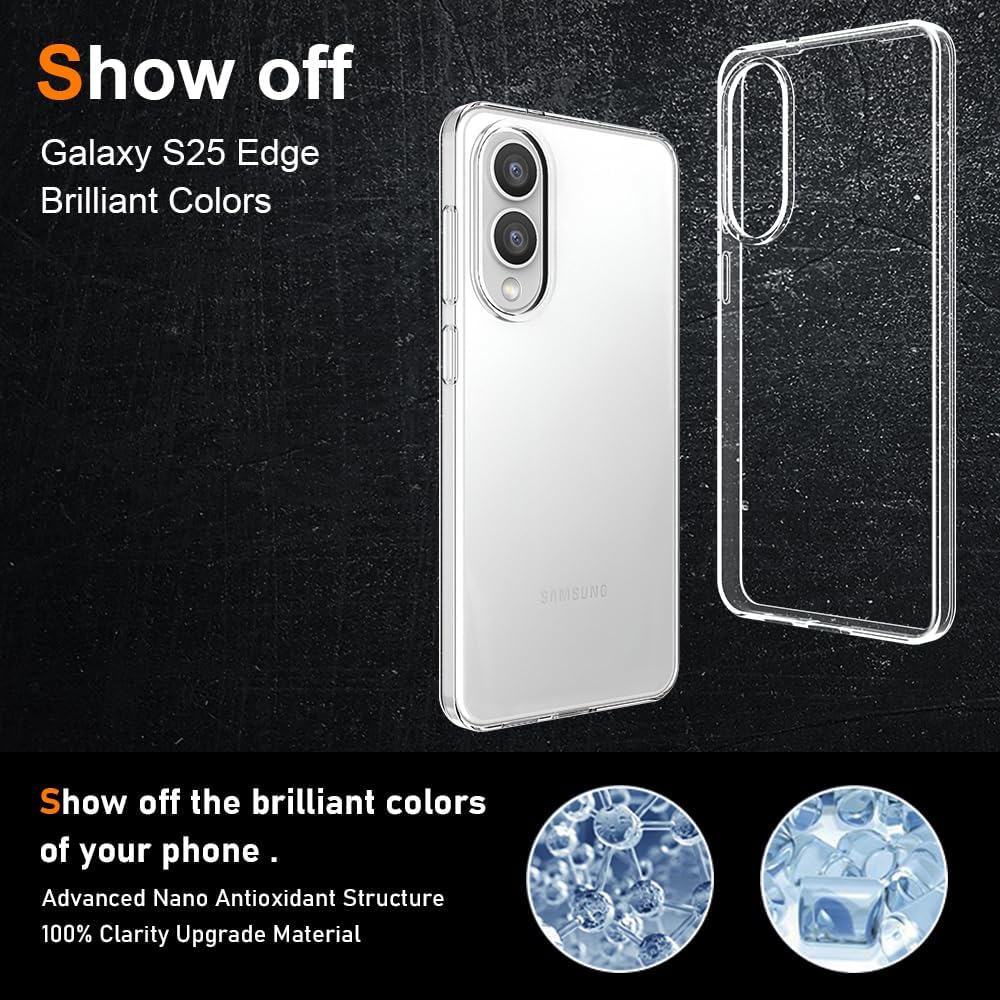 Custodia Morbida in Silicone Trasparente Per Samsung Galaxy S25 S24 S23 S21 FE S22 Ultra Plus Cover Trasparente Ultra Sottile Per S25 Edge