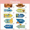 Day Themed Father Paper Wooden Stakes Directional Signs Party Scenes Props Decor