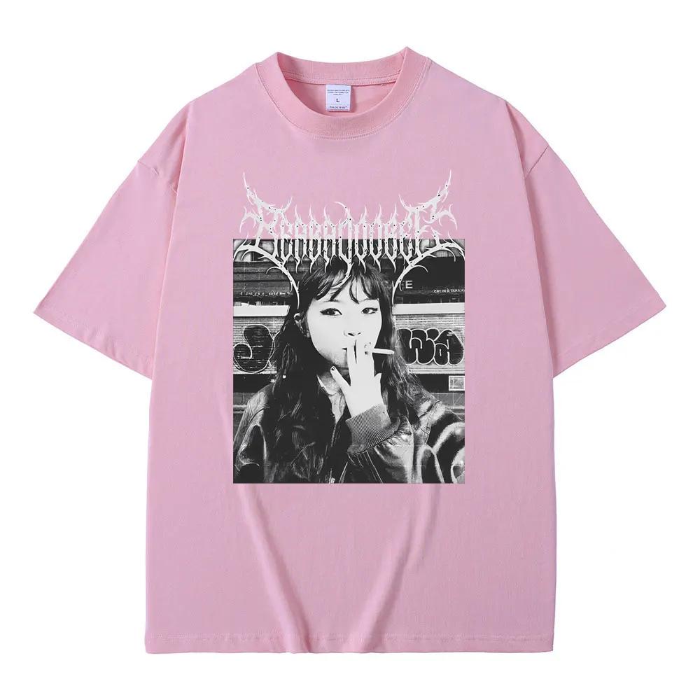 Metal Rock Graphic Beabadoobee Tshirt Unisex Women Fashion Hip Hop T Shirts Unisex Casual Vintage Short Sleeve Tee Shirt Oversized