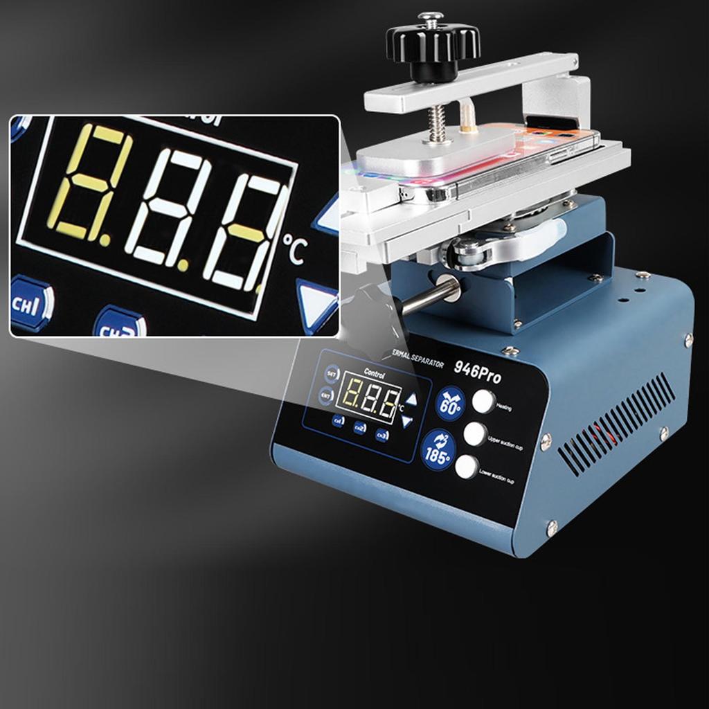 Separator Ecran Telefon Mobil Rotativ Înclinabil Pompă Dublă de Vacuum Mașină de Dezasamblat Ecran LCD pentru Reparații