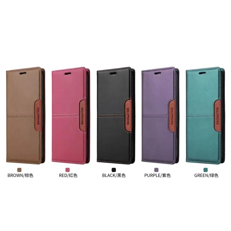 Magnetic Wallet Anti-theft Leather Case For OPPO Reno5 Lite Reno6 Z Reno 5Z 6Z 5G Pouch Shell Card Holder Phone Book Flip Cover