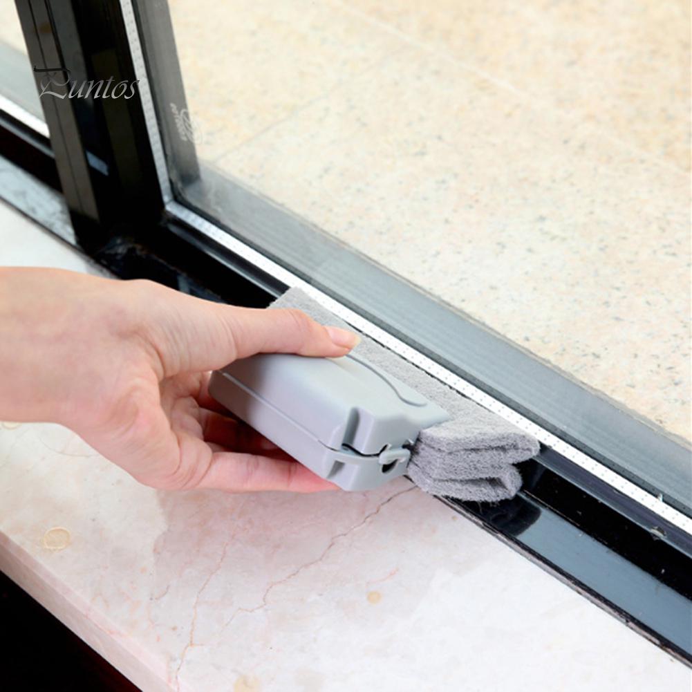 Cleaning Cloth Window Grooves Gaps Slot Brush Kitchen Cleaner Dust Remover Tool