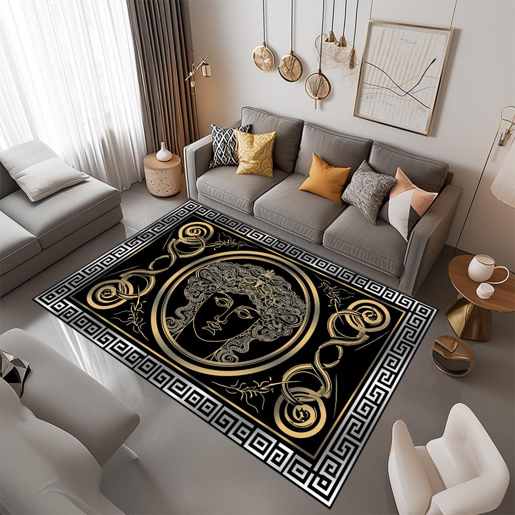 Modern Luxury Style CARPET FOR LIVE ROOM Fashion Design Big Size Rugs Cloakroom Non-slip Floor Mats Bedroom Bedside Soft Carpets