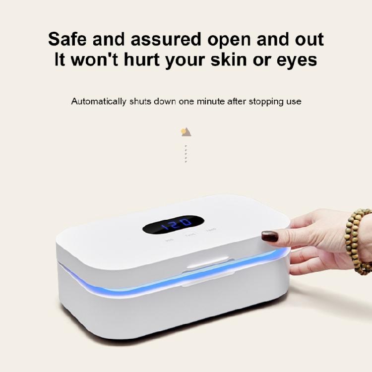 Nail Tool Sterilizer Box Nail Salons Nail Tool Disinfects Container Nail Tool Disinfectant Box for Nail Salons