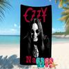 Customizable Personalized Beach Towels Rock Ozzy Osbourne Themed designs.Suitable for the Beach, Yoga, Sports;ideal As Beach Accessories