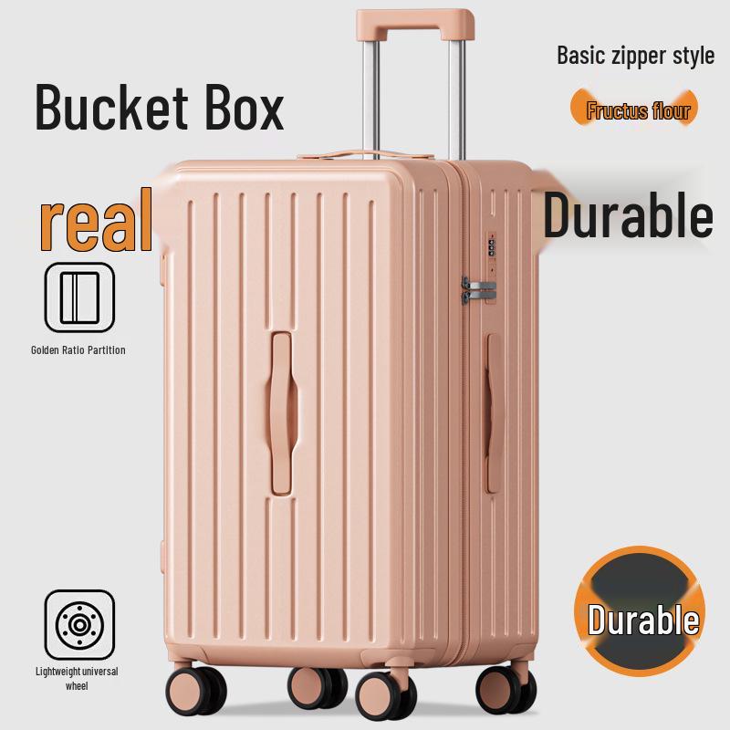 "Mala de viagem durável de 24 polegadas com porta-copos e trava resistente para homens e mulheres"