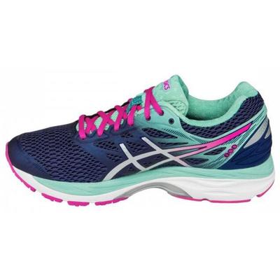 Gel-Cumulus 18 Low Top Running Shoes Women Sneaker Blue Green T6C8N-4993