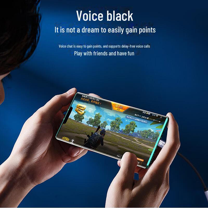 Biaz Lightning To 3.5mm Headphone Adapter with Microphone Support