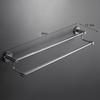 Wall-Mounted 304 Stainless Steel Bathroom Towel Rack and Storage Shelf
