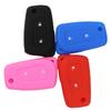 Silicone Rubber Car Key Cover Case Shell Set Protector Fob For Toyota Aygo Yaris Highlander Camry Rav4 2 Button Key Holder