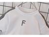 2023 Boys' Korean Style Summer Suit: Lettered Short-Sleeve Tee & Fashionable Shorts