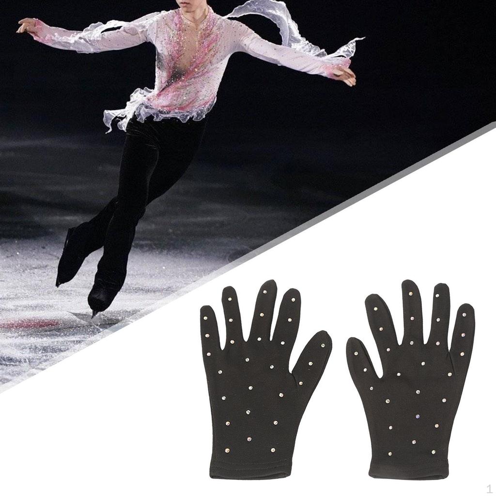 Figure Skating Competition Gloves Ice Comfortable Portable Fashion Versatile