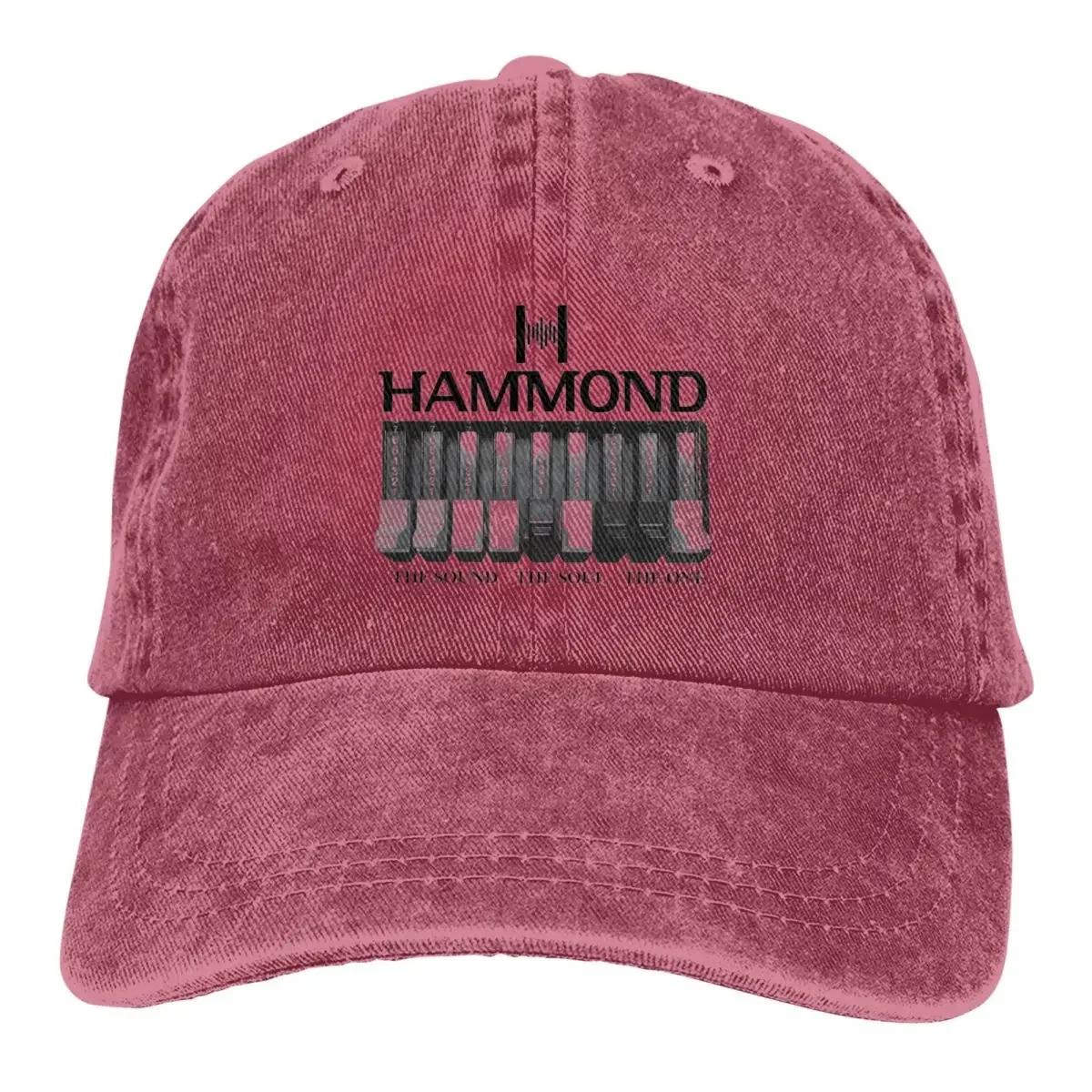 

Hammond Organ Logo Baseball Cap Graphics Classic Unisex-Teens Printed Trucker Hat Cute Rock Adjustable Baseball Caps Adjustable