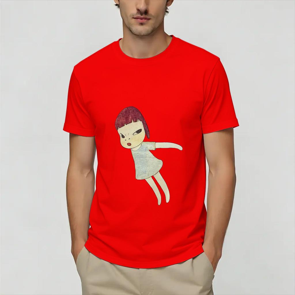 Yoshimoto Naras TShirt Summer Fashion T Shirts Unisexs Cotton Round Neck Oversize Tees Short Sleeve Streetwear Tops