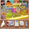 LED Acrylic Erasable Fluorescent Drawing Board for Kids