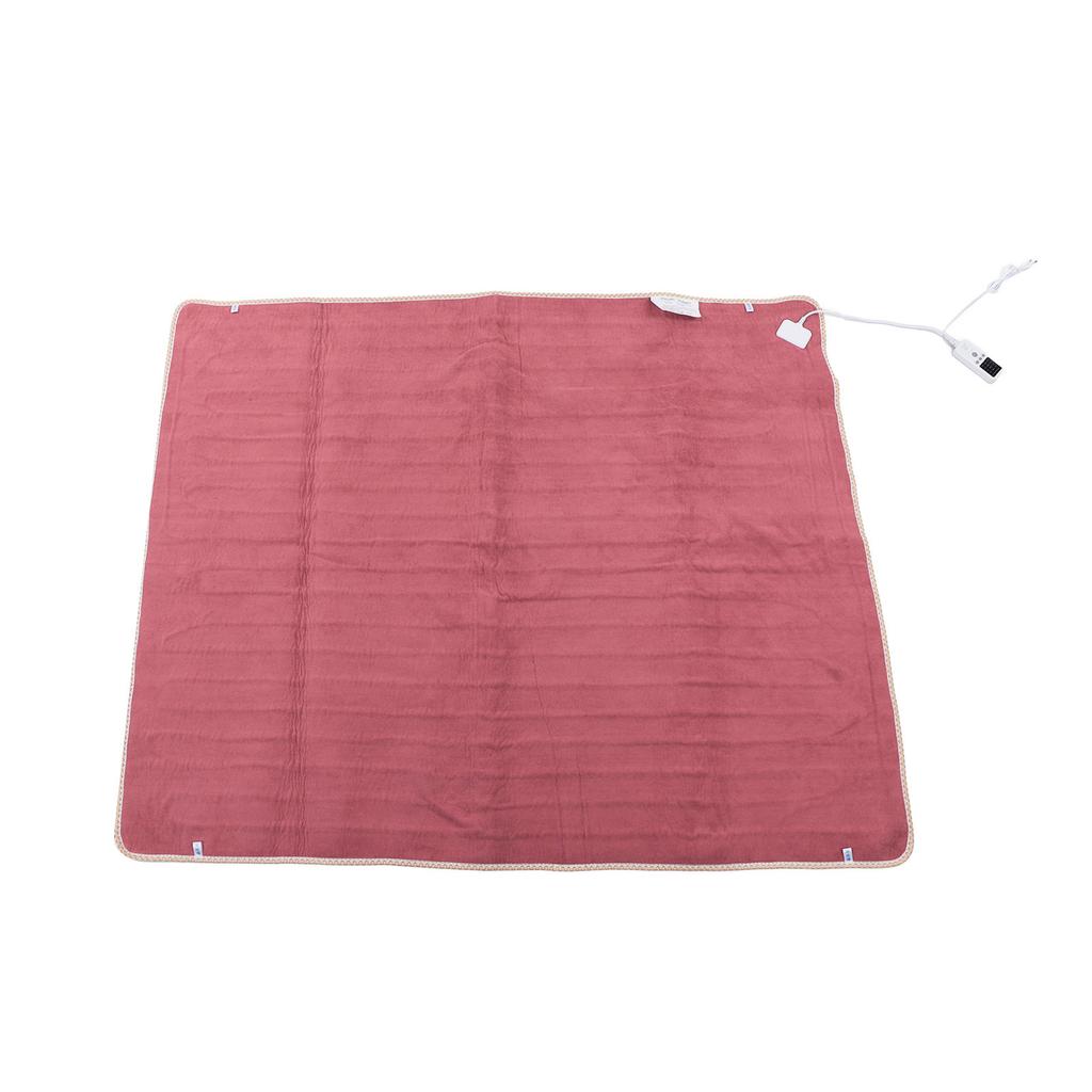 Red Electric Blanket Smart Timing Electric Even Heating Pad for Home Dormitory
