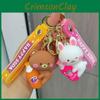 Fun Cartoon Rabbit Animal Bubble Water Silicone Keychain For Bags And Keys
