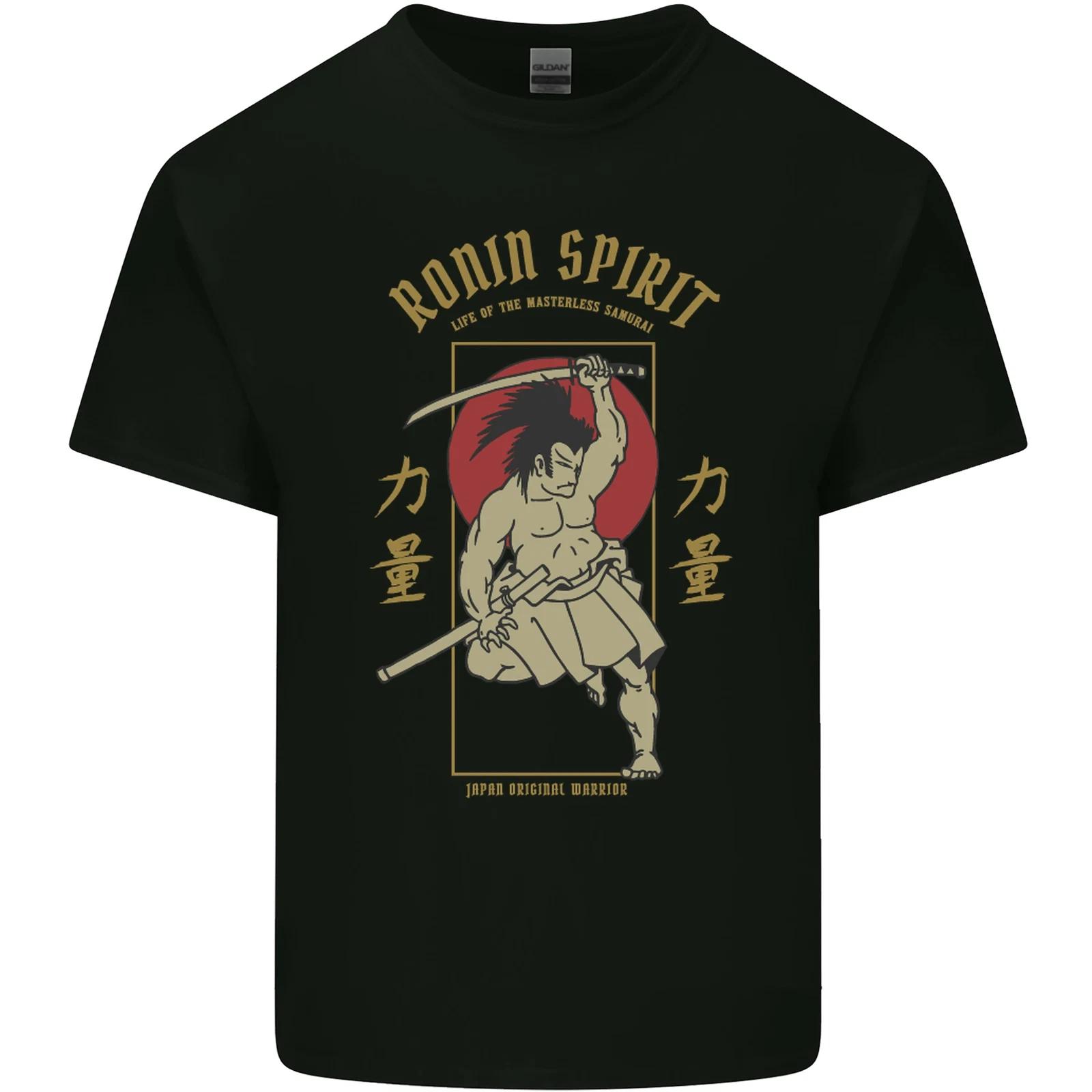 Ronin Spirit Samurai Japan Japanese Kids T-Shirt Childrens XL
