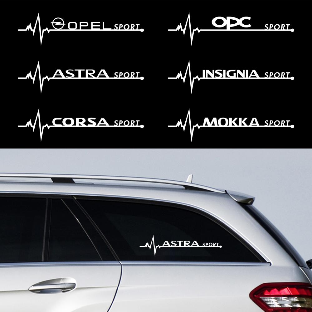 Car Side Window Reflective Decor Sticker Decal Accessories For Opel Astra H G J Insignia Mokka Zafira Corsa Vectra C D Antara