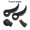 1 2 Inch Drive Pry Bar Wrench Adapter 14mm Size Automotive Tools Black Color Breaker Bar Compatible Dual Drive