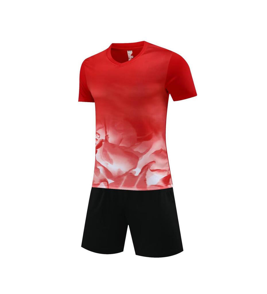 Breathable Football Team Jersey - Sports Training & Competition Set