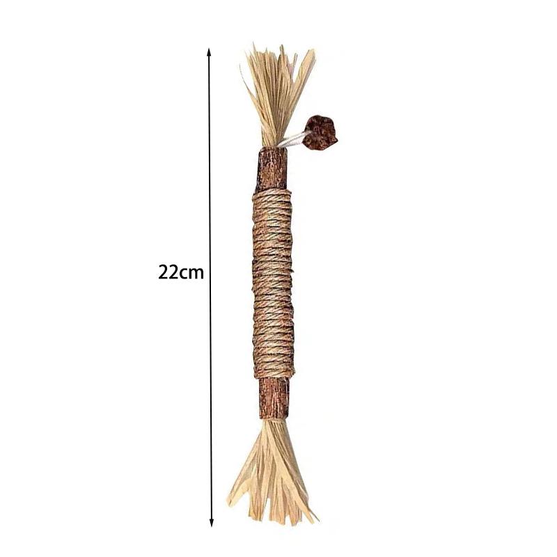 Silvervine & Catnip Cat Chew Toy Kitten Teething Pet Snack Stick Training Toy Cat Teeth Health Toy Kittens Chew Training Toy