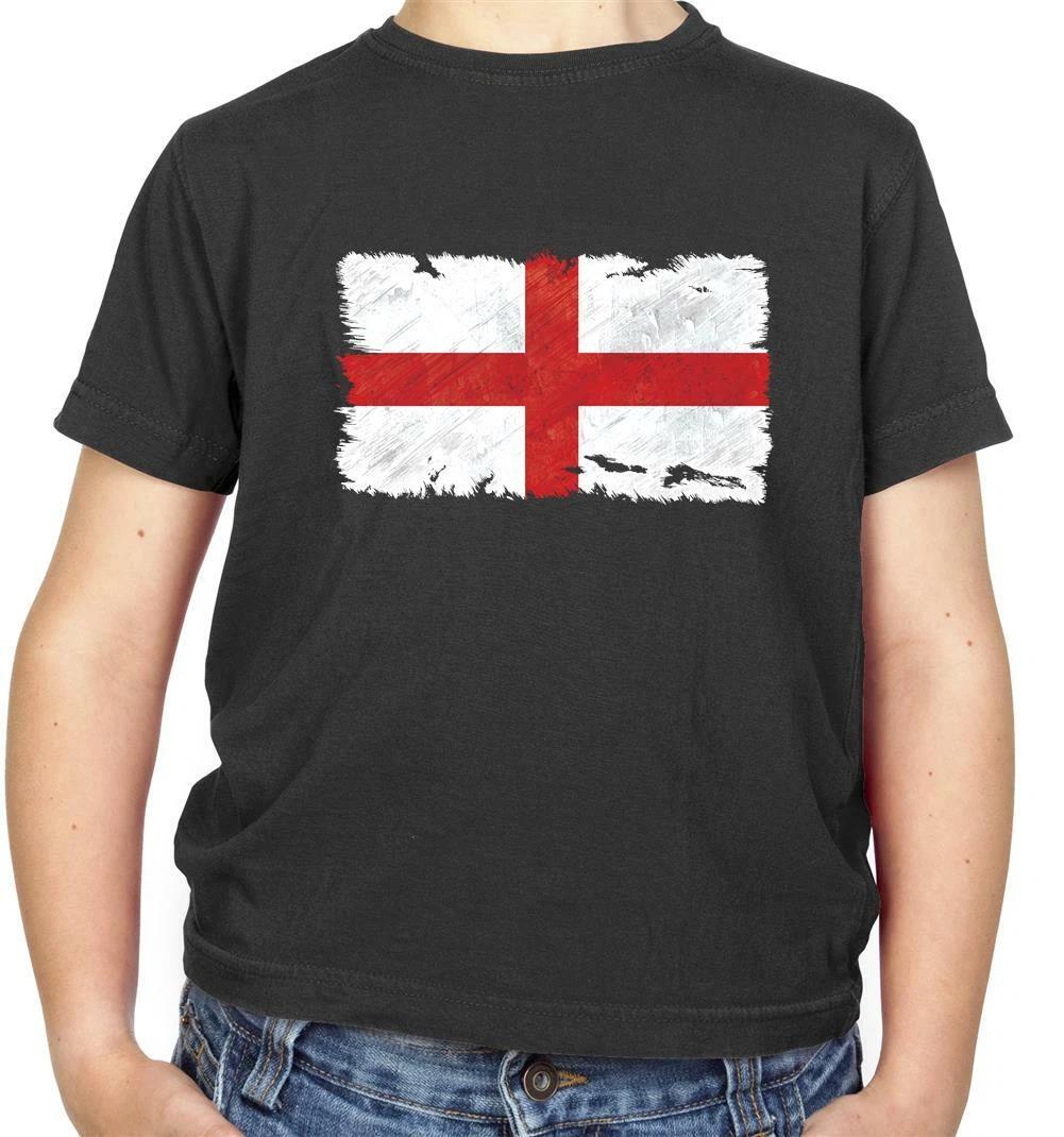 

England Flag Kids T-Shirt - St Georges Day - Football - George - Flags - Saint 150