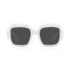 Prada Side Logo Letter Square Sunglasses Women sunglasses White PR28ZS17K08Z