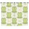Curtain Cartoon Animal Frog 3D Digital Printing Blackout Curtain Punching