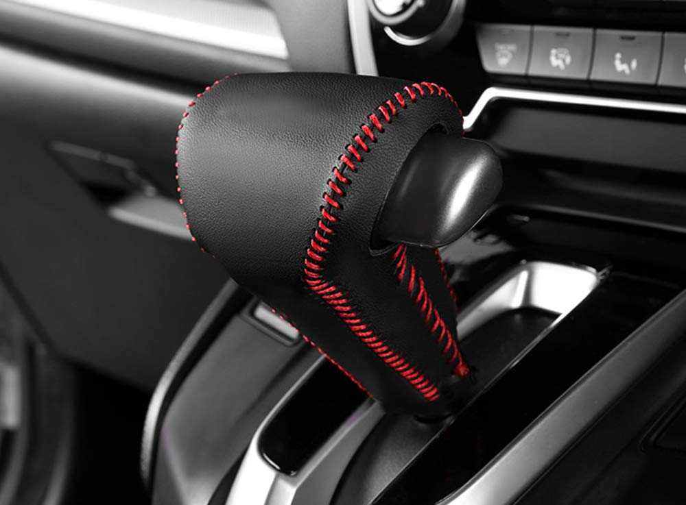 KUTOOK New CR-V RW Leather Shift Knob Cover Shift Knob Protector