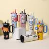Big Mac thermos cup new twilight stainless steel handle ice cup girls high value car portable car cup
