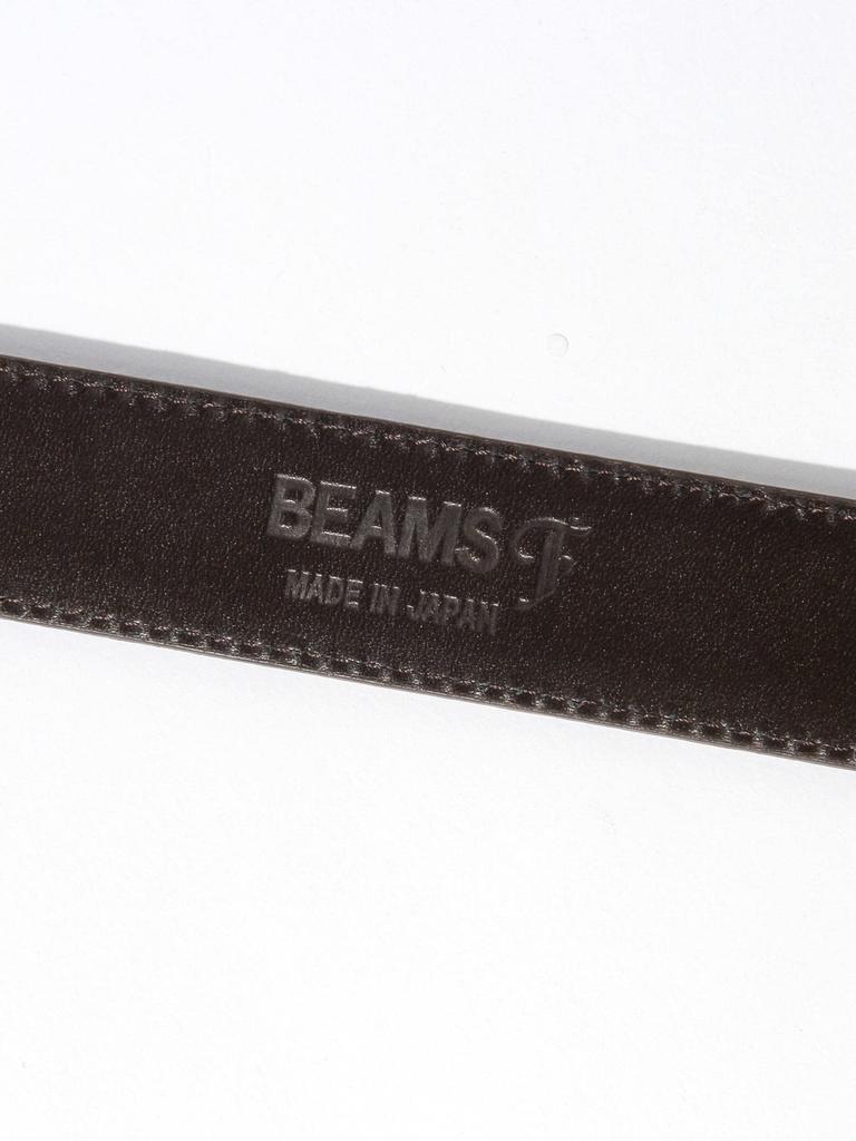 [BEAMS' 100 Must-Have Items] [BEAMS F] Classic Kip Leather Belt 21520032996 D.BROWN Dark Brown Size 36 21520032996