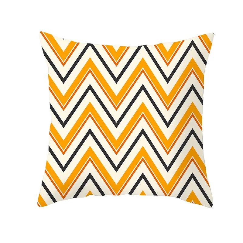 Индивидуальная креативная цветная узорчатая наволочка полосатая подушка квадратный диван 12x12Inch